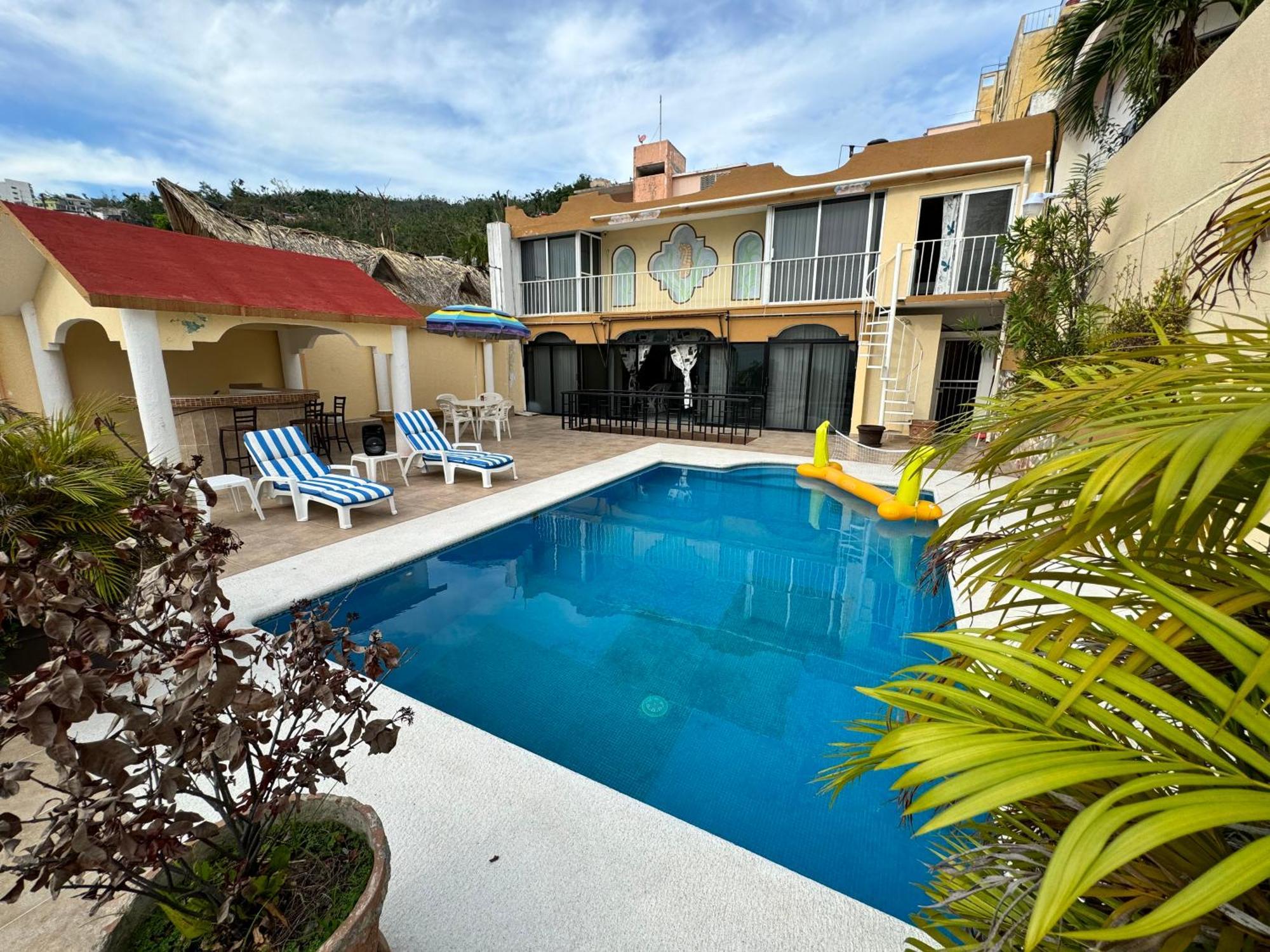 Villa Blue Coast With Pool And Ocean View 10 To 35 P Acapulco Exterior foto