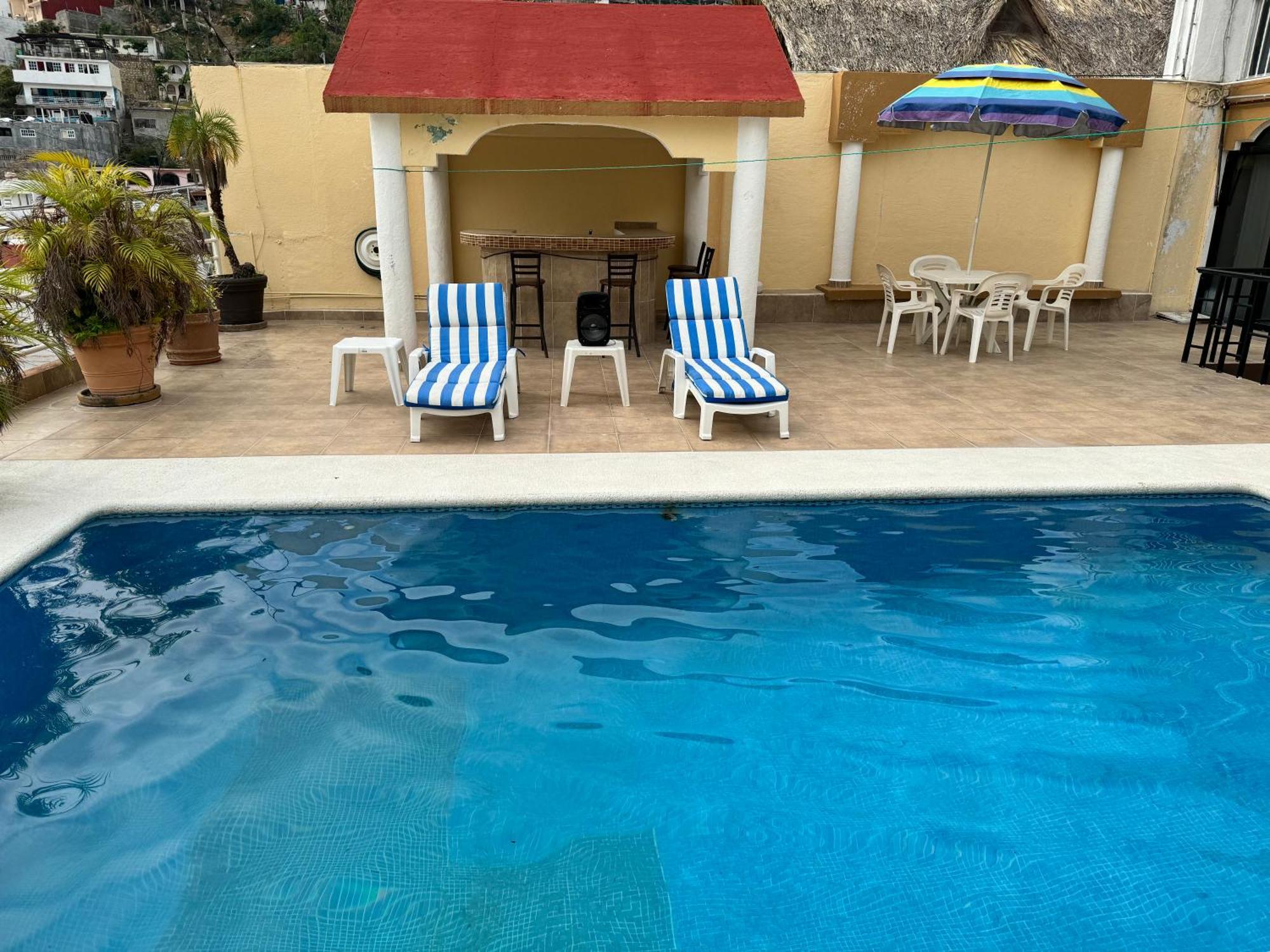 Villa Blue Coast With Pool And Ocean View 10 To 35 P Acapulco Exterior foto