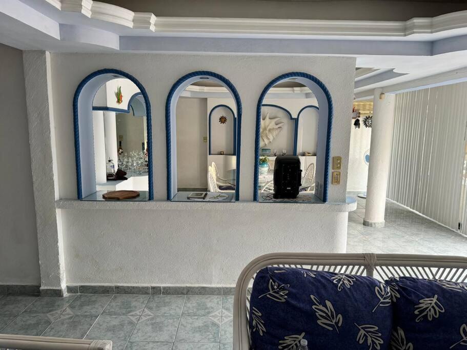 Villa Blue Coast With Pool And Ocean View 10 To 35 P Acapulco Exterior foto