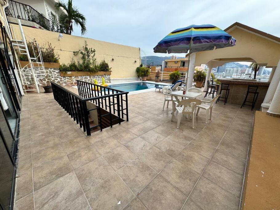 Villa Blue Coast With Pool And Ocean View 10 To 35 P Acapulco Exterior foto